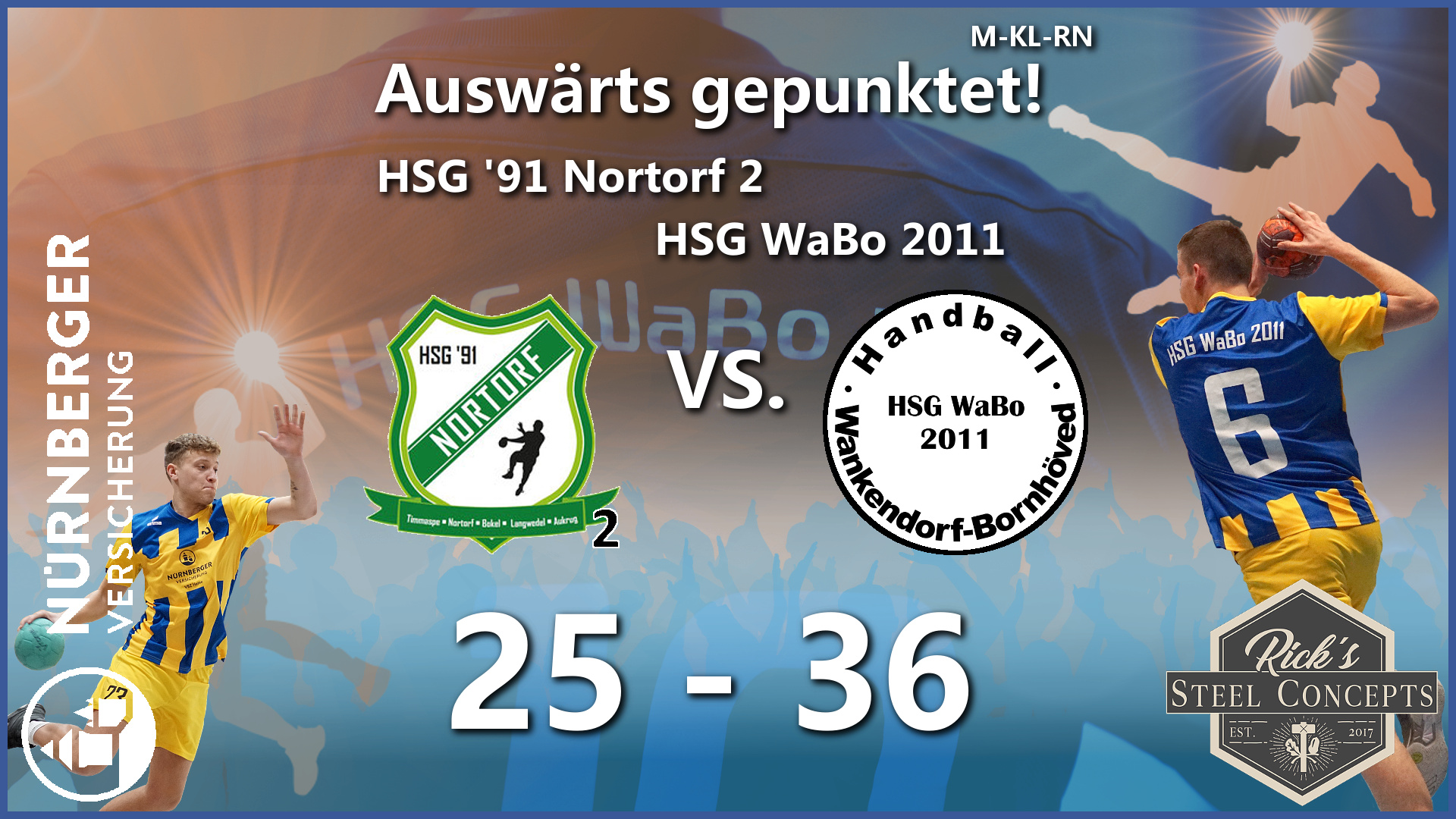 Auswärtssieg HSG '91 Nortorf 2 vs HSG WaBo 2011